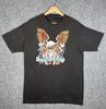 Vintage Harley Davidson Shirt XL 1986 3D Emblem Thunder Eagle 50 50 Lightning