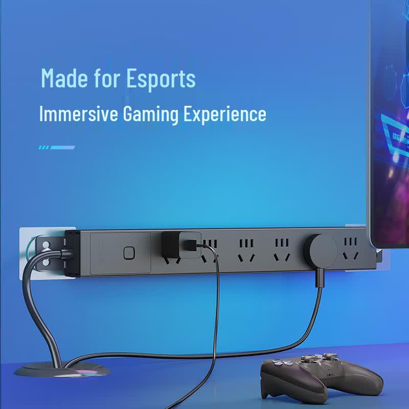 BULL PDU Desktop Power Strip with 6 Outlets and Overload Protection