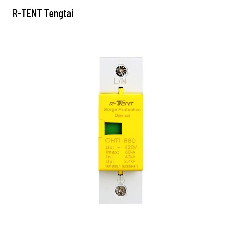 1P-4P Lightning Arrester Surge Protector Circuit Breaker 10KA-100KA