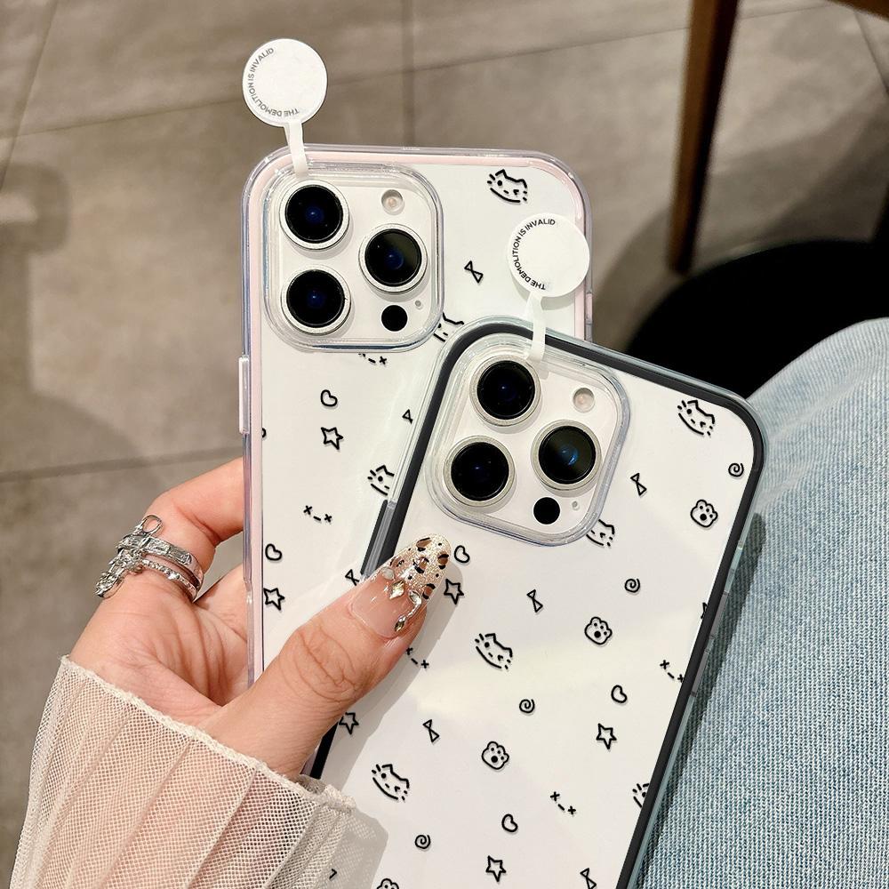 Painted Phone Case for iPhone 17 11 12 13 14 15 16 iPhone 17 12 13 14 15 16 Pro 17 12 13 14 15 16 Pro Max  High Quality Painted Animal Cute Phone Case