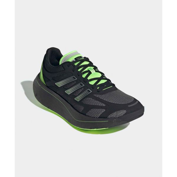 adidas Adizero Aruku Black Signal Green Unisex Sneakers Core-Black Grey-Four JQ8207