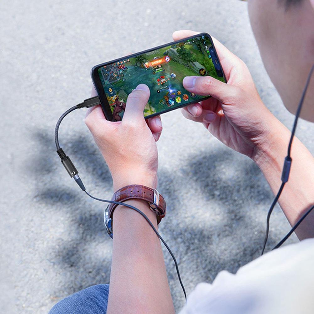 Cablu audio tip c 3 5 mufe Cablu audio Adaptor USB C la mufa de 3,5 MM pentru căști/telefon