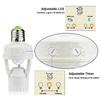 ABBP-Smart Motion Sensor Light Bulb Holder PIR Induction Adapter Automatic LED Switch For Home Corridor