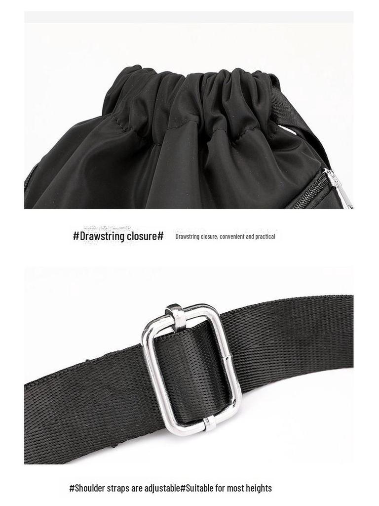2024 New Drawstring Basketball Bag with Wet/Dry Separation, Large Capacity for Sports, Travel, Outdoor Activities.