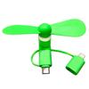 3 IN 1 Travel Cell Phone Mini Fan Cooling Cooler for Android Type-c Micro USB Table Fan Fan Portable Rechargeable Handheld Fans