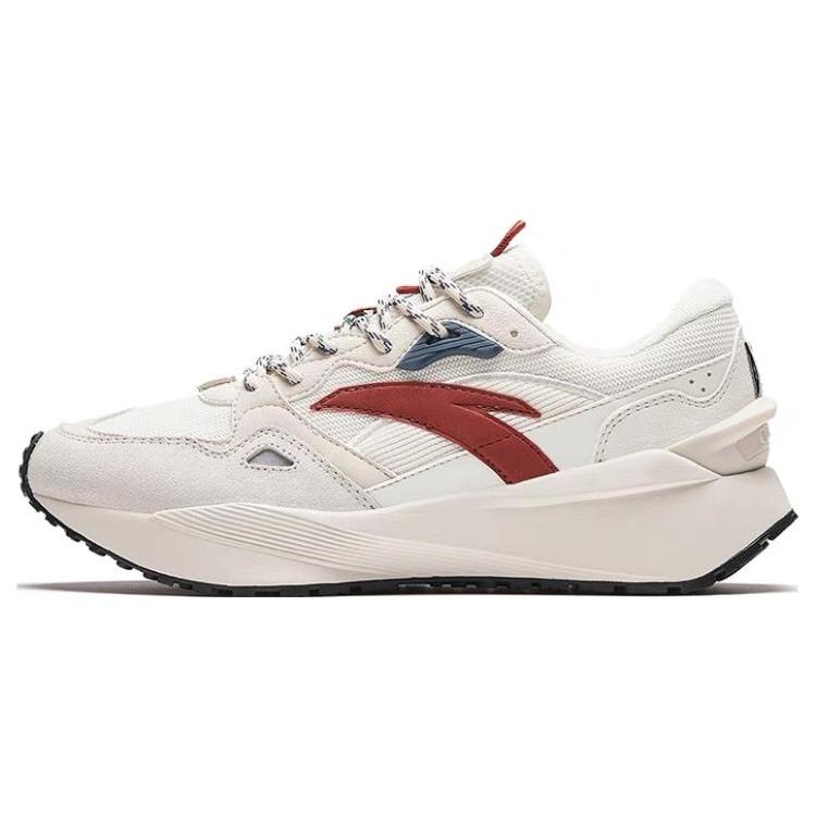 

new Anta HERITAGE Cushioning Wear-Resistant Low-Top Casual Shoes Women s White 35.5