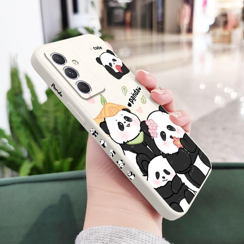 

Panda House Phone Case For Samsung Galaxy A37 A57 Liquid Silicone Cover Samsung A37