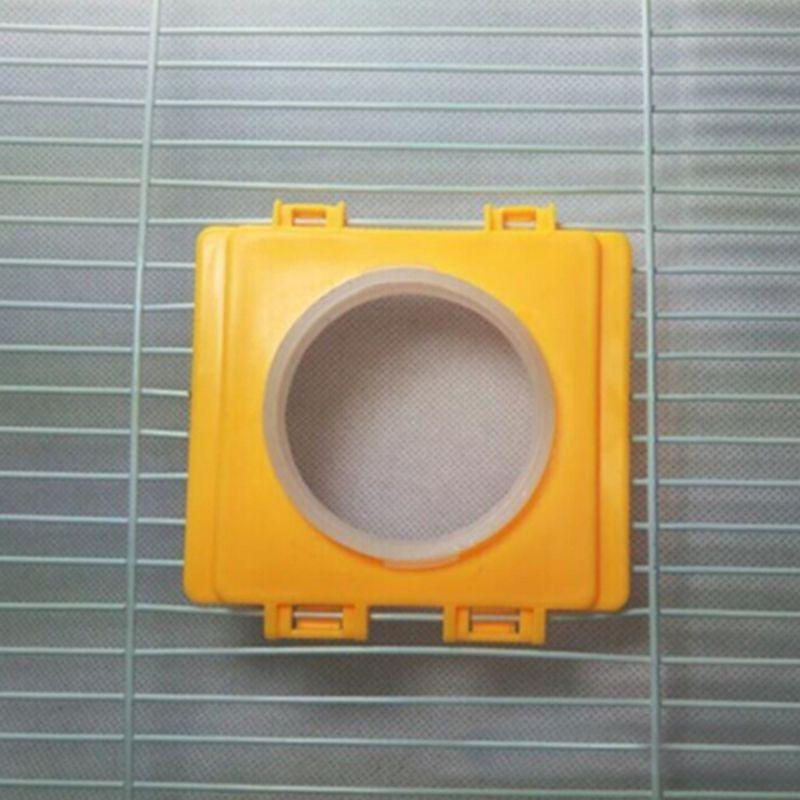 Pipe Mouth Baffle Hamsters Toy Cages Tunnel Port Outside Plate Connector Plastic