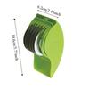 Manual Vegetable Chopping Roller 6 Wheel Stainless Steel Scallion Mincer Effort-saving Detachable Scallion Roller Cafeteria