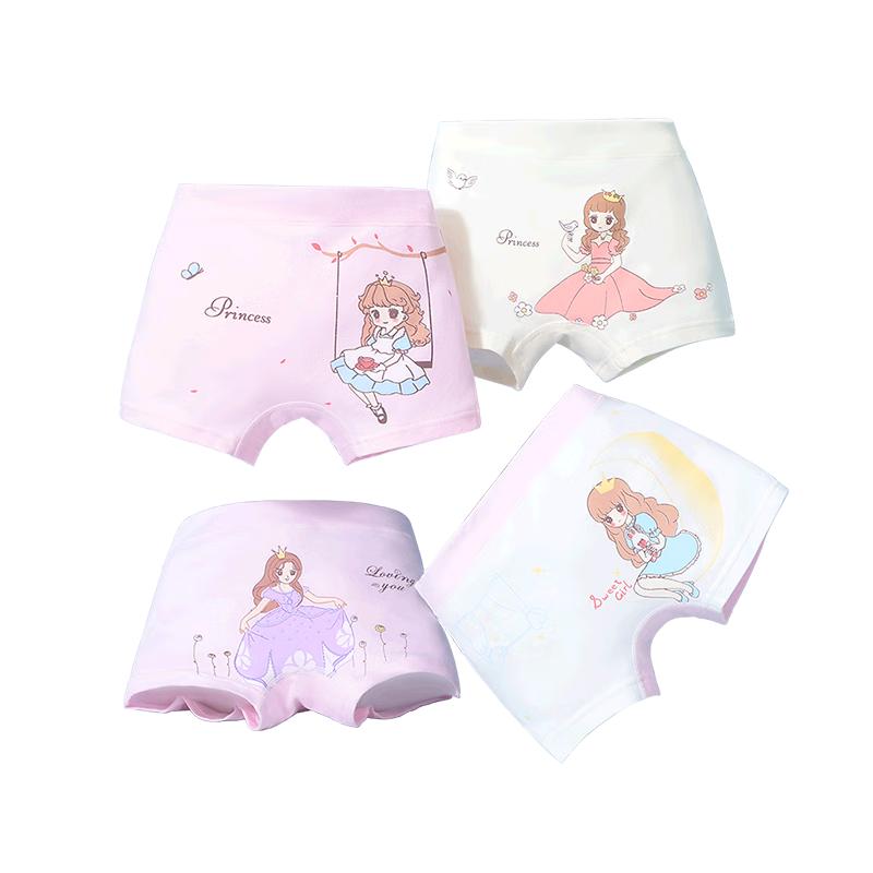 Classic Teddy Girls  Cotton Boxer Briefs 4-Pack 160