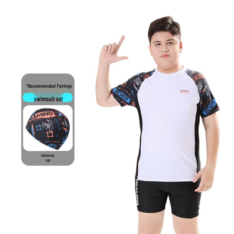 Plus Size Swimsuit for Kids & Teens: Boys' & Girls' Split Swimwear for Larger Sizes