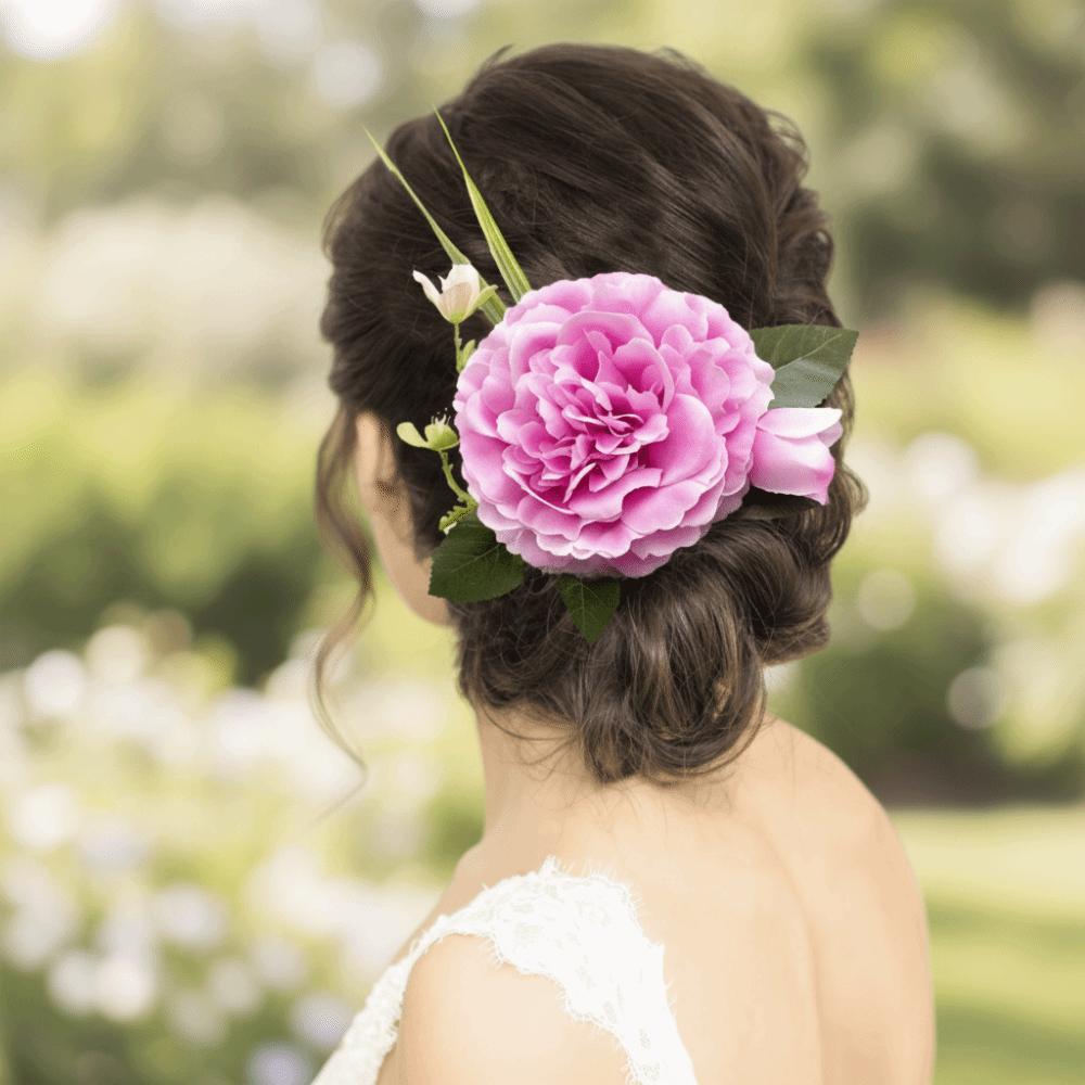 Bohemian Flower Hair Comb Hair Clip Wedding Bride Accessories Cute Flower Hairpin  Girl