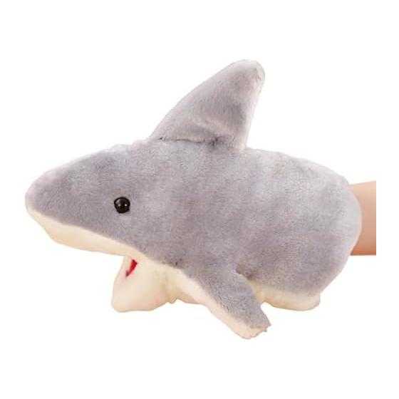 Fogman Shark Plush Toy, Ages 6+, Glove Type Puppet, Mouth Moving, Theater Puppet Show