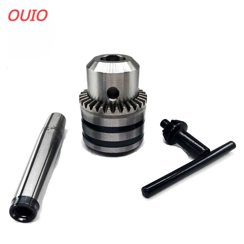OUIO MT1 MT2 MT3 MT4 B10 B12 B16 B18 0.6-6/1-10/1-13/3-16/5-20 Morse Tapper Shank Drill Chuck Arbor Lathe CNC Drill Machine Wood