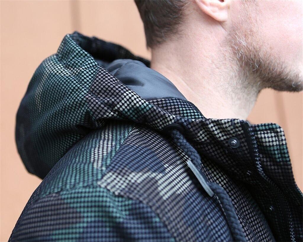 Winter Jacket Brandit Grid-Camo Parka (3168) Woodland