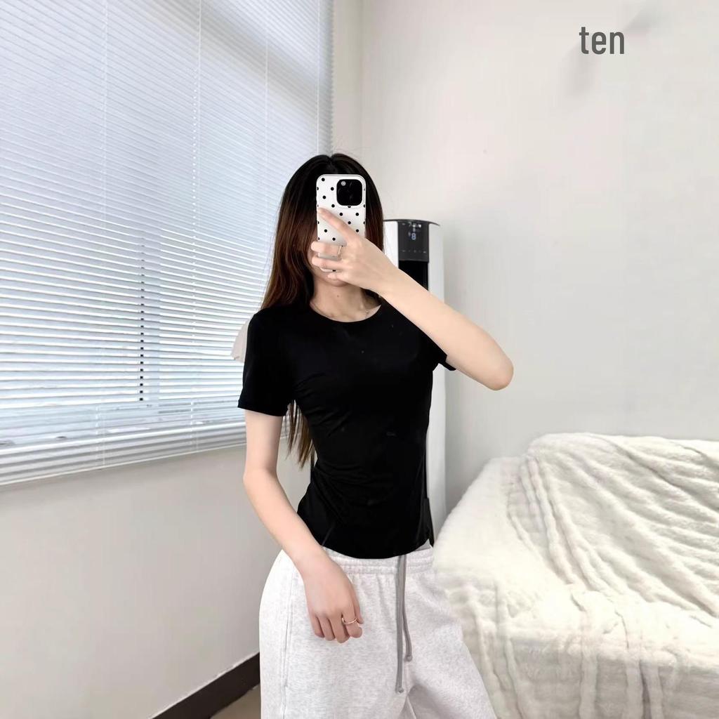 Skims Fits Everybody Round Neck Short Sleeve Top - Versatile and Affordable Shapewear Alternative