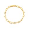 Bracelet - LUXENTER - Dordel - Or jaune 18 carats - Zircone cubique brillante - Longueur 18 cm
