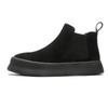 Stivali alla Caviglia in Vera Pelle di Alta Qualità Stile Street Britannico Da Uomo Neri Hombre Quotidiani Casual Da Vestito Scarpe Aumento di Altezza