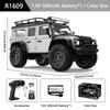HB R1601 RC Car 1:16 2.4G 4WD Off-Road Remote Control Cars with LED Crawler Trucks Climbing Vehicle Model Toys for Kids Adult