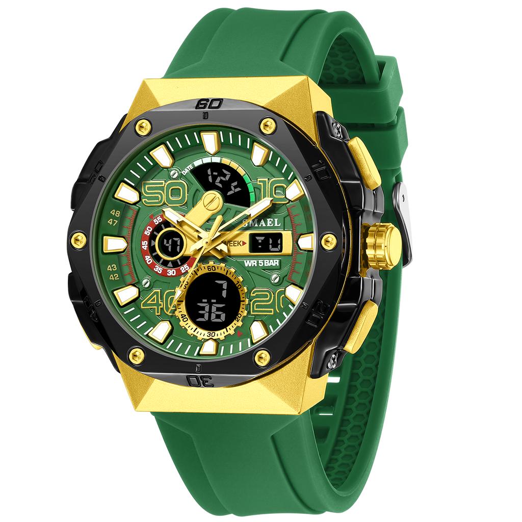 Brand 8113 Waterproof Dropshipping Watch Alarm Clock night light Young Fashion business Quartz Sport Wristwatches