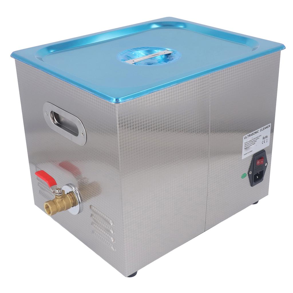 Ultraschallreiniger 10L 240W 40KHz Edelstahlreinigungsmaschine mit Heizung und Timer EU-Stecker AC200-240V 50Hz