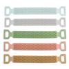 Silicone Back Scrubber Towel With Rope Handles - Exfoliating Bath Tool For Deep Clean, Textured Surface For Easy Reach