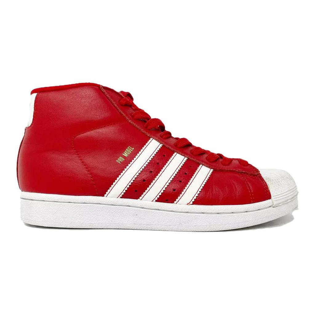 Adidas Pro Model Non-Slip Durable Training Shoes Kids Sneakers Red BY3730