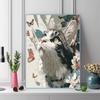 Cute Maine Coon Pattern  3pcs 100% Round Full Drill 5D DIY Diamond Painting Embroidery Cross Stitch Rhinestone Décor