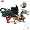 Oenux Original Wilde Dinosaurier Mythos Drache Tiere Modell Feuer Bulle Krake Monster Krabbe Actionfiguren Kinder Sammlung Spielzeug Geschenk
