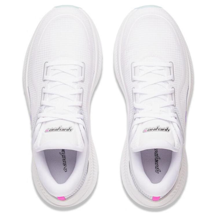 New LiNing Yueying 4 Non slip Lightweight Low Top Casual Running Shoes Women's White Purple ARHV004-8
