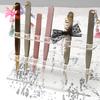 Acrylic Eyelash Tweezers Organizer Stand, 8-Hole Storage Rack Holder for Lash Extension Tools & Makeup Tweezers