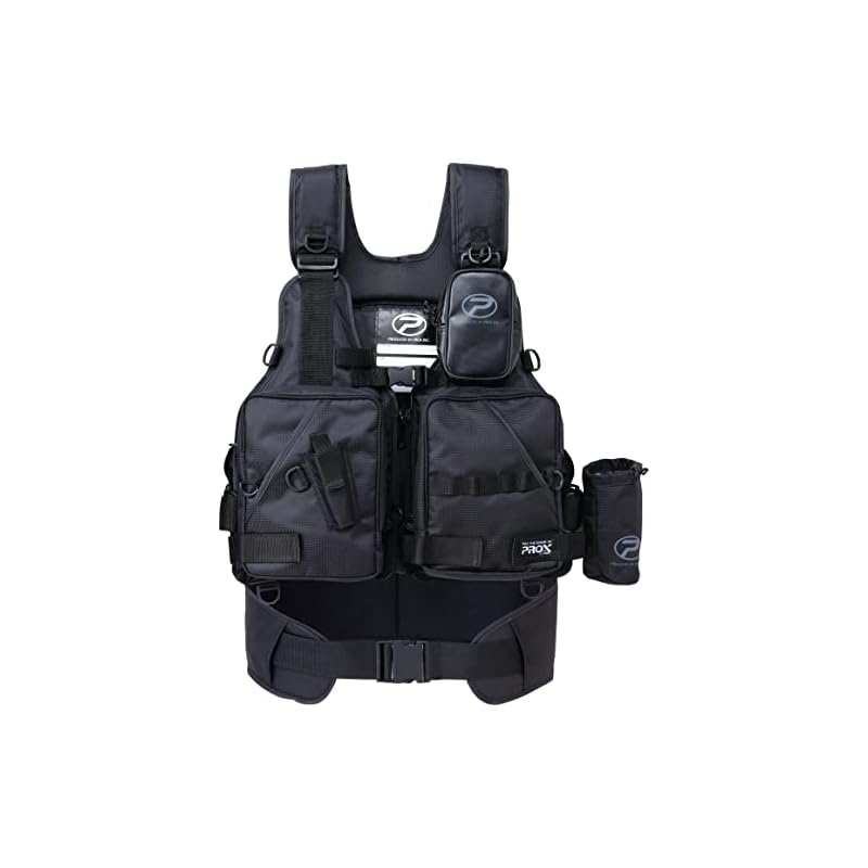 PROX Floating Game Vest (with Supporter) PX313SP Adult Free Size Black X Black