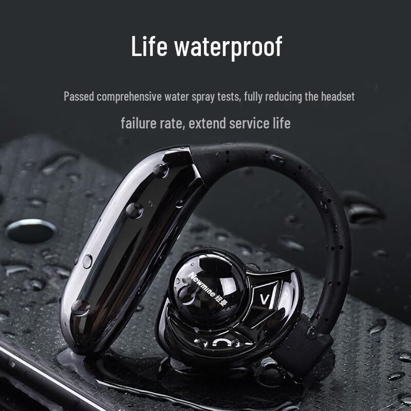 Newmine SL86 UFO Wireless Bluetooth Single Ear Hook Earphone