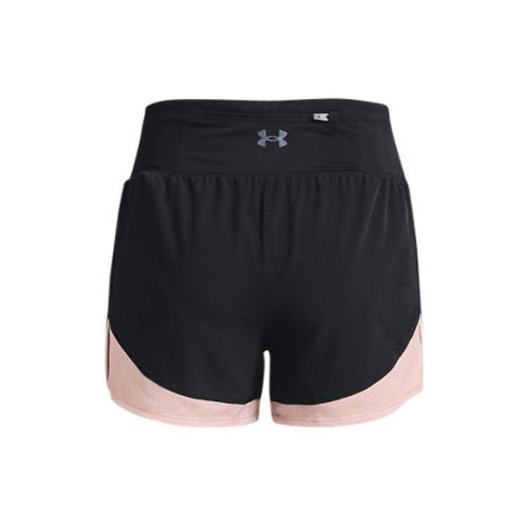 Under Armour Pace Back Zipper Pocket Elastic Waist Sports Shorts Women shorts 1369801-001