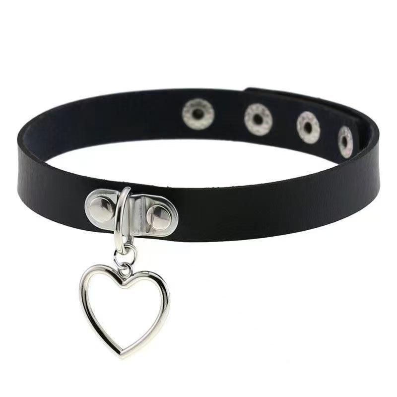 Adjustable Kitten Lolita Necklace with Clavicle Bell and Garter Leash - Japanese Chain and Lace Design Erotic Jewelry