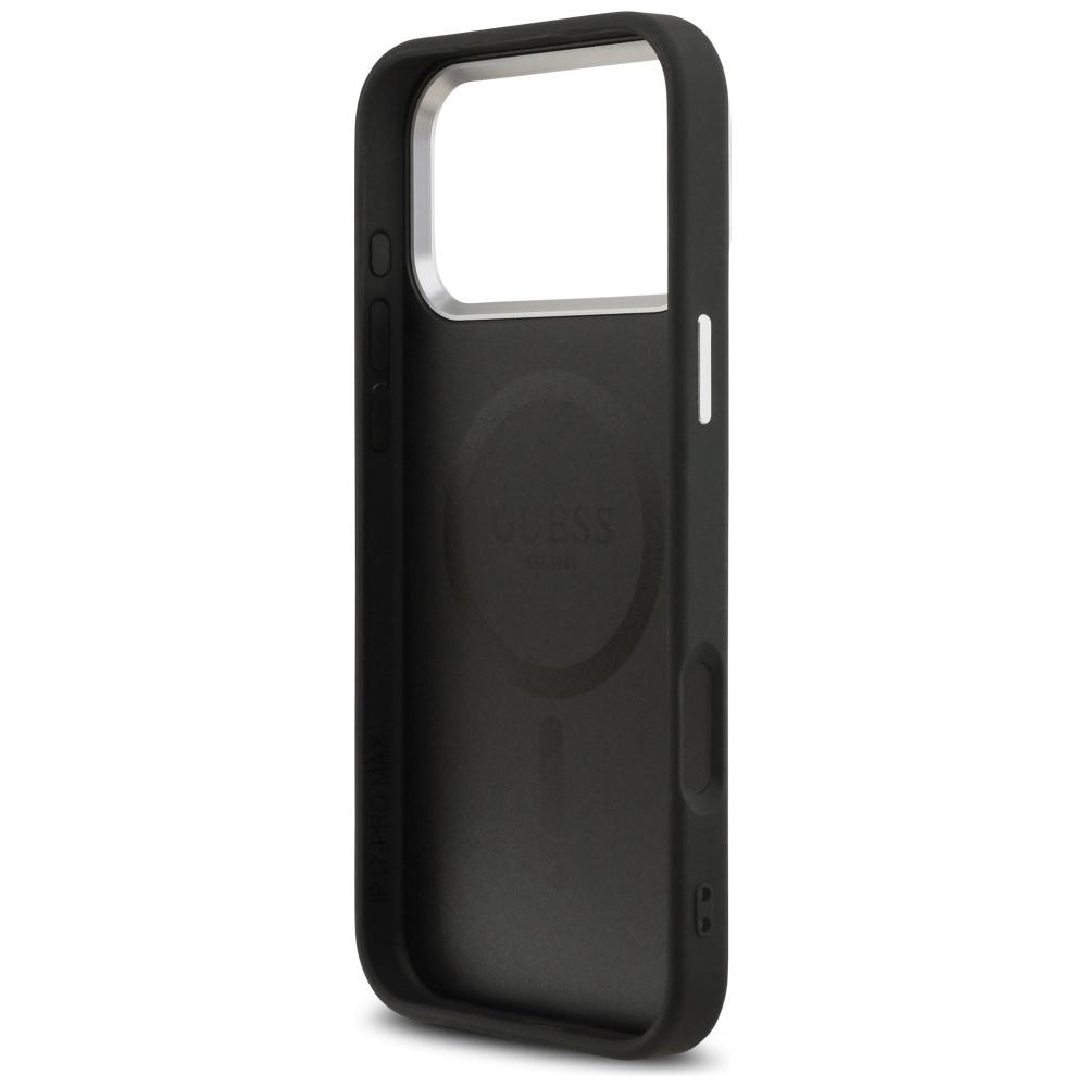 Guess Triangle Logo MagSafe case for iPhone 17 Pro black