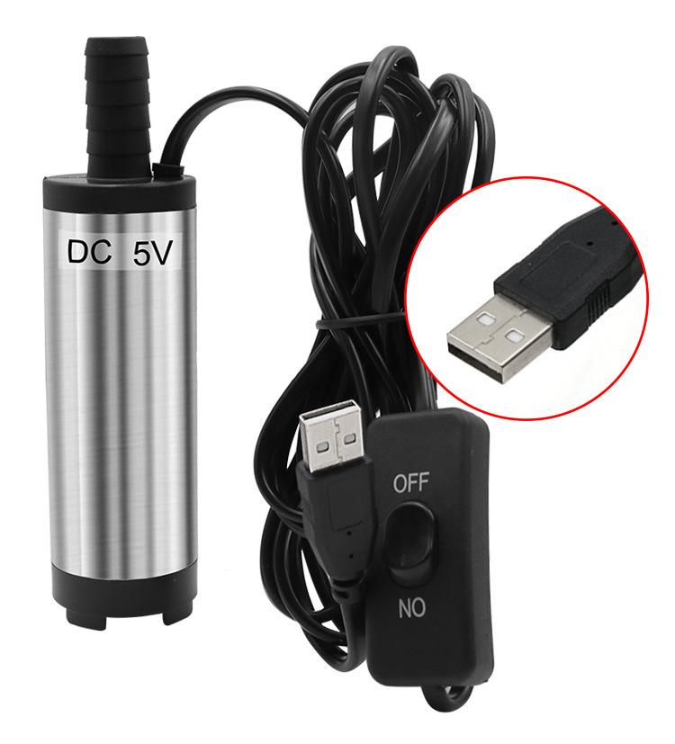 Pompă de combustibil submersibilă DC de 38 mm (5V/12V/24V) pentru Transfer Diesel, Petrol și Apă