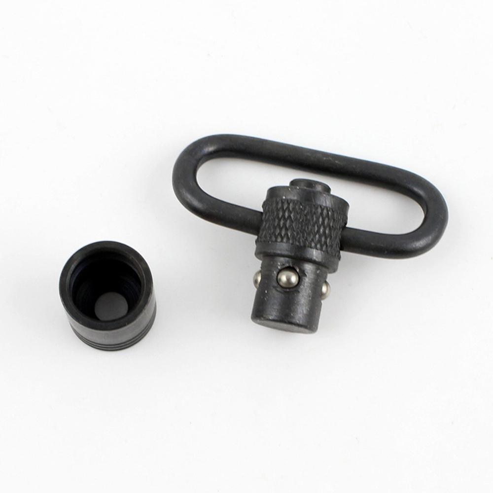 Quality Knurled Carabiner Sling Swivel Mount Ring Quick Detach Release Swivel Mount Strap Buckle