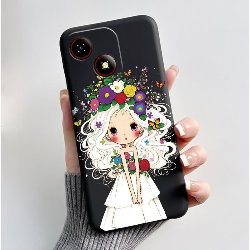 For ZTE Blade A35e Case Luxury Cute Cool Boys Girls Soft Matte Silicone Back Cover For ZTE Blade A35e Phone Bag Shell BladeA35e