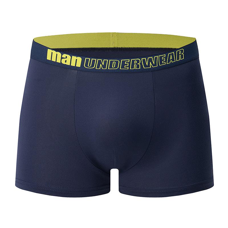 Men's Multi-Colour Combo Briefs Letter-Printed Boxer Briefs Casual Sports Underwear
