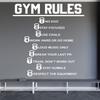 Gym Rules Wall Decal Sport Motivation Workout Fitness Quotes Vinyl Stickers Removable Murals Wallpaper Gym Lover Gift S639