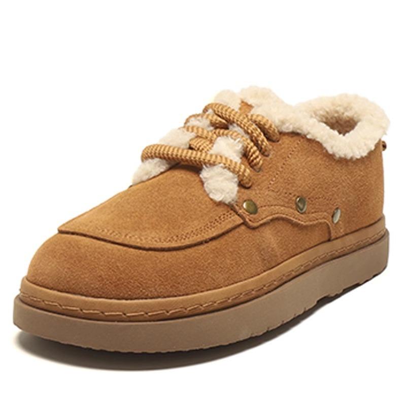 Winter fluffy shoes women wear fleece single shoes new women's shoes soft sole women