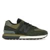 Stone Island X 574 Legacy Dark Green Unisex Sneakers Brown U574LGIL