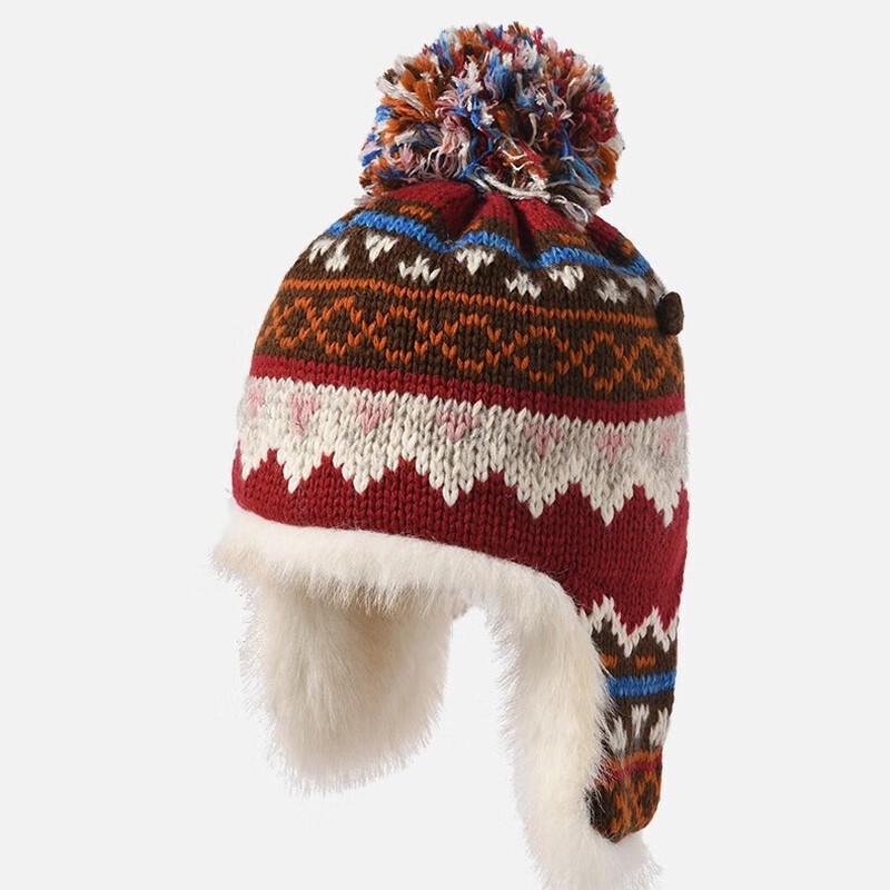 Kenmont Women s Winter Plush Lei Feng Hat One Size