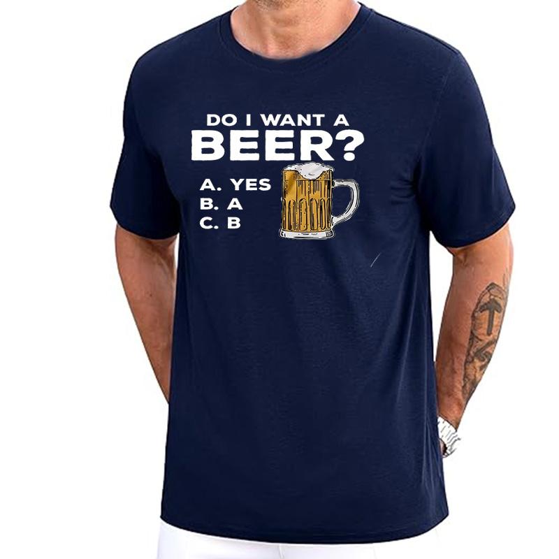 Oversized Unisexs Tshirts Summer Beer Print Tee Shirt Funny Beer Retro Cool Design Street Short Sleeve Top Beer Friday Unisex Clothes