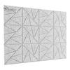 12Pcs Soundproof Wall Panel Self-Adhesive Sound Absorbing High Density Thick Acoustic Foam Panel Noise Reduction Wall Decoration Tile