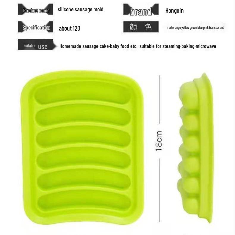 Silicone DIY Mold for Sausages, Hot Dogs, and Ham