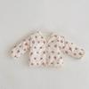 2025 Winter Baby Girl Floral Lace Cotton-Padded Jacket