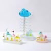 Flexible Plaster Houses Molds Easy to Clean Silicone House Shape Moulds for Artistic Home Decoration Projects