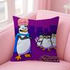 Klassisches Anime Die P-Pinguine von M-Madagascar Kissenbezug Sofakissenbezug Heimzimmer Dekoration Kindergeschenk